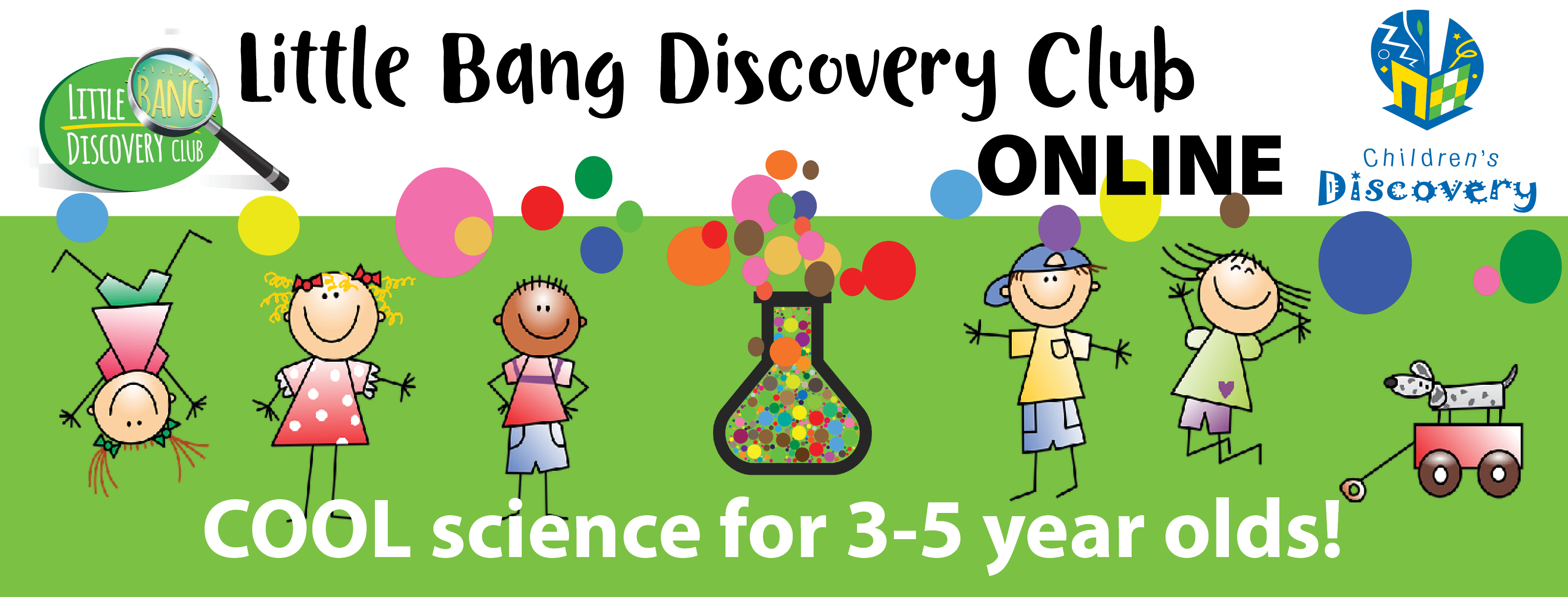 Little Bang Discovery Club Online Banner