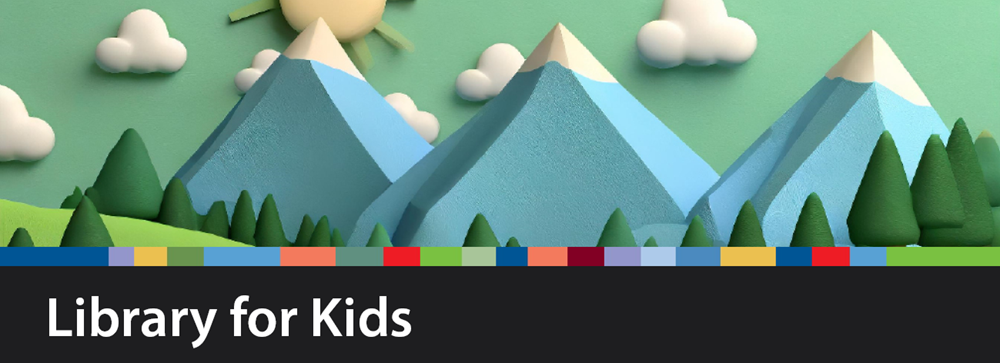 Library for Kids Web Banner created using Adobe Firefly