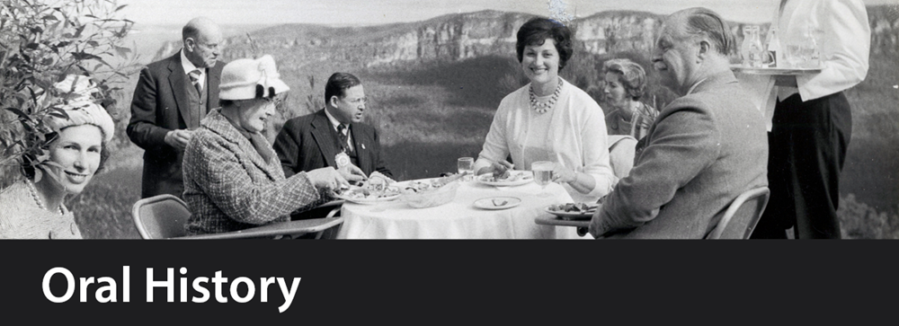 Oral History Web Banner a photo of the Lord Mayor of London visiting Echo Point in 1961