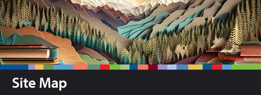 Site Map web banner created using Adobe Firefly