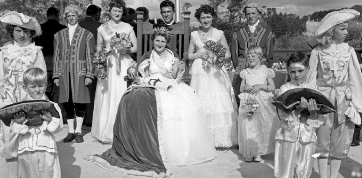 Photo of Rhododendron Festival in 1957