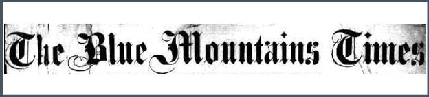The Blue Mountains Times newspaper banner
