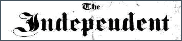 Independent newspaper banner