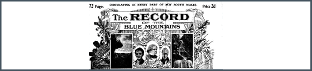 Record of the Blue Mountains newspaper banner
